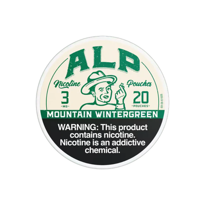 ALP (DSPLY 5pc)(Nic Pouch)(20ct Can)-Mountain Wintergreen (SAS)