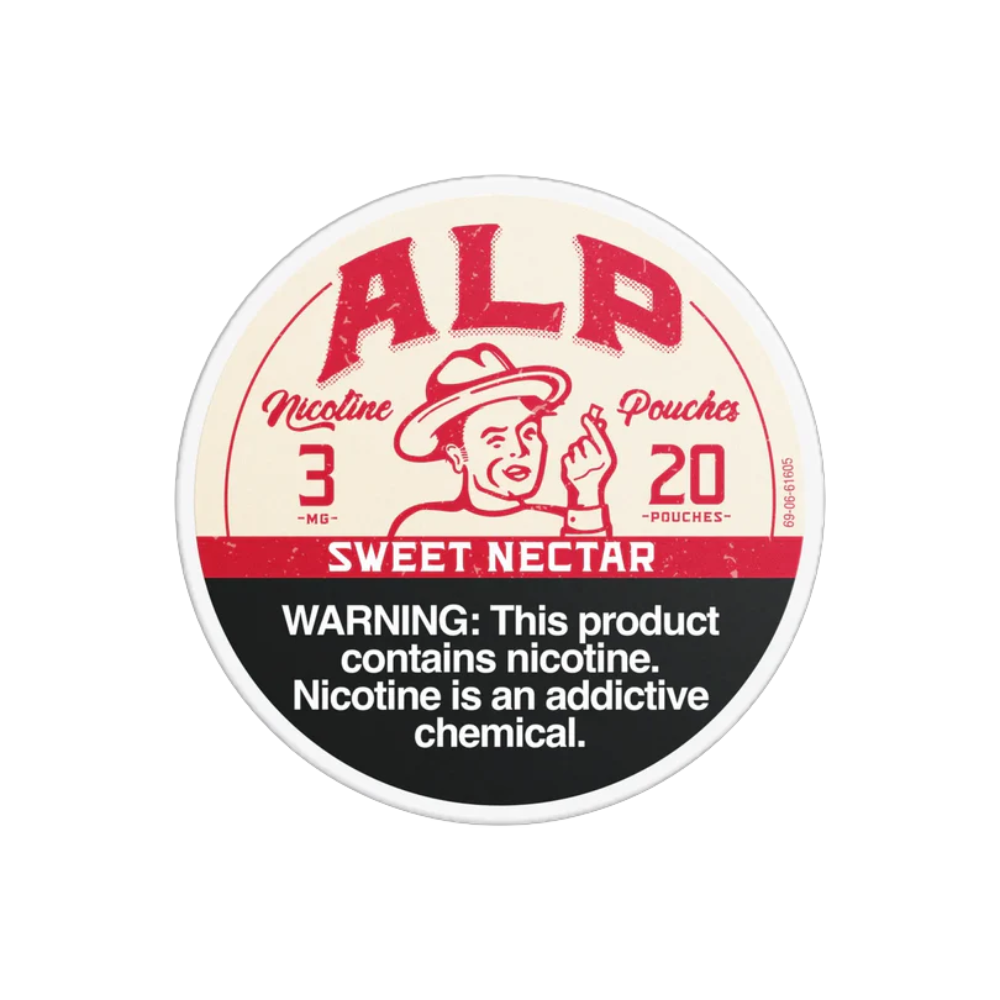 ALP (DSPLY 5pc)(Nic Pouch)(20ct Can)- Sweet Nectar (SAS)
