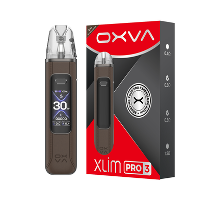 OXVA Xlim Pro 3 (Kit PS) - Brown Leather