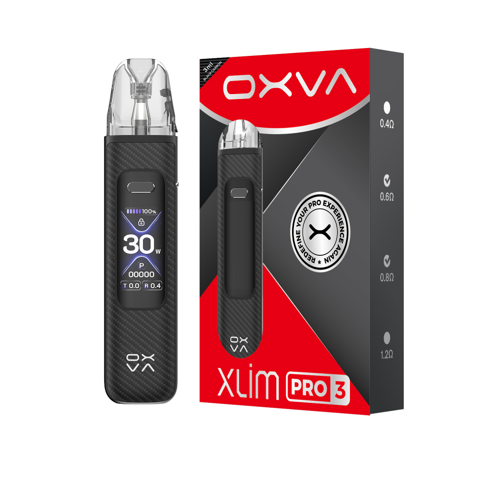 OXVA Xlim Pro 3 (Kit PS) - Black Carbon