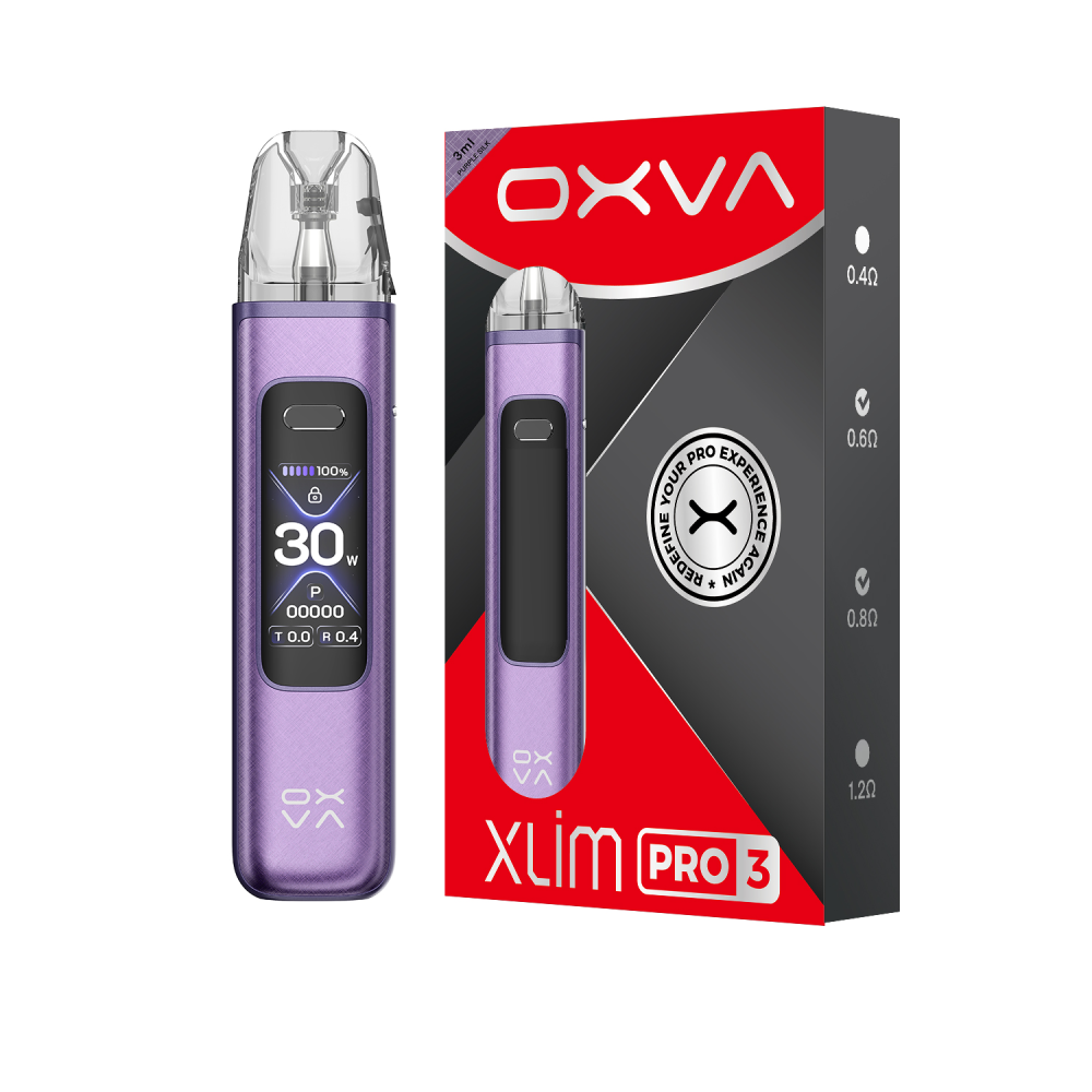 OXVA Xlim Pro 3 (Kit PS) - Purple Silk