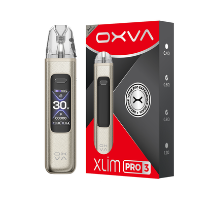 OXVA Xlim Pro 3 (Kit PS) - Titanium Silk
