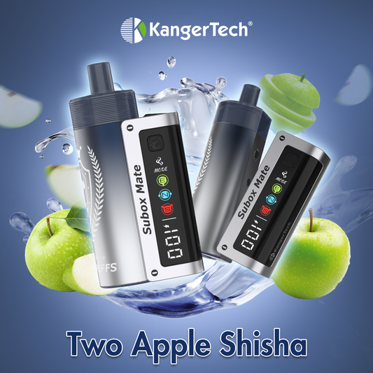 Subox Mate (Dispo KIT)(50000Puff)(15mL) Dispo + Power Dock - Two Apple Shisha