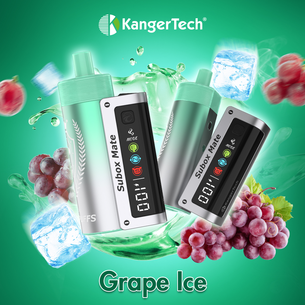 Subox Mate (Dispo KIT)(50000Puff)(15mL) Dispo + Power Dock - Grape Ice