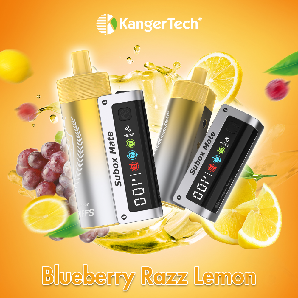 Subox Mate (Dispo KIT)(50000Puff)(15mL) Dispo + Power Dock - Blueberry Razz Lemon