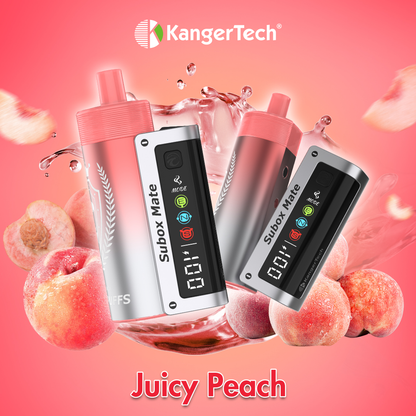 Subox Mate (Dispo KIT)(50000Puff)(15mL) Dispo + Power Dock - Juicy Peach