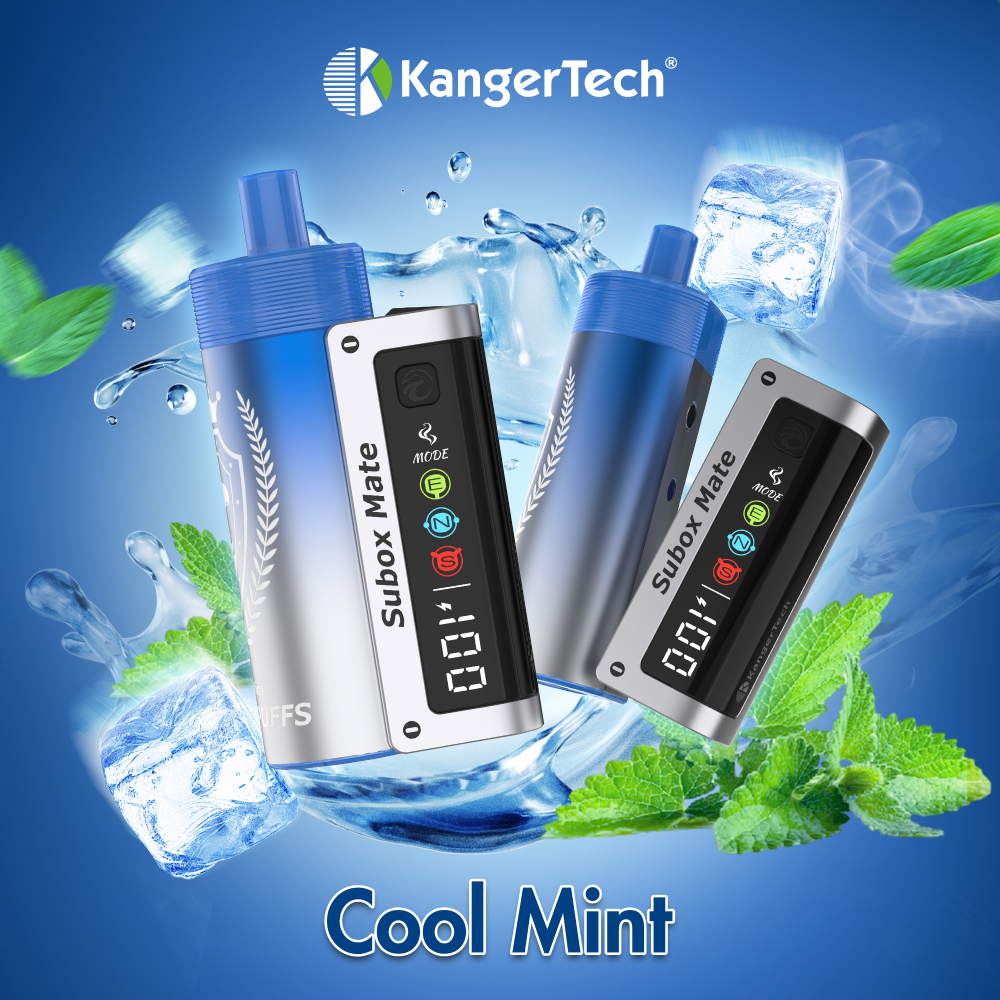Subox Mate (Dispo KIT)(50000Puff)(15mL) Dispo + Power Dock - Cool Mint