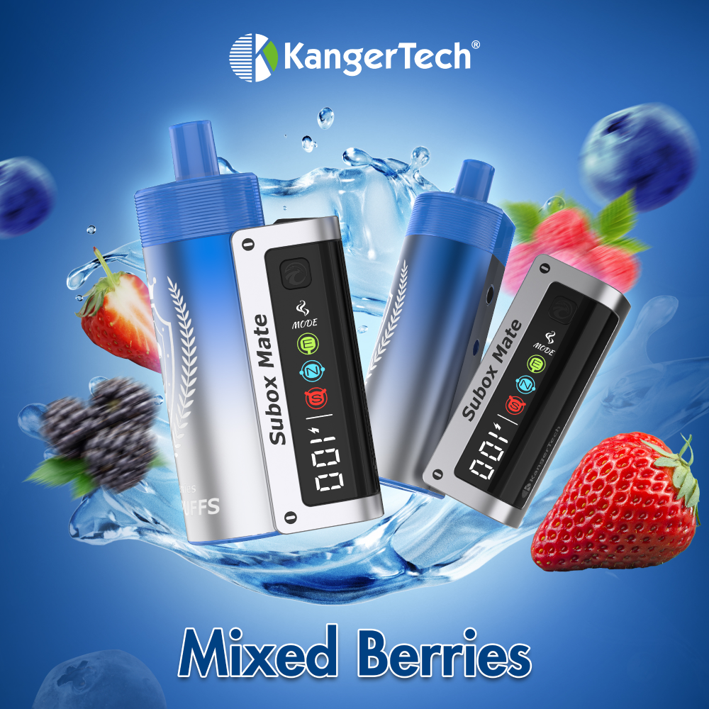 Subox Mate (Dispo KIT)(50000Puff)(15mL) Dispo + Power Dock - Mixed Berries