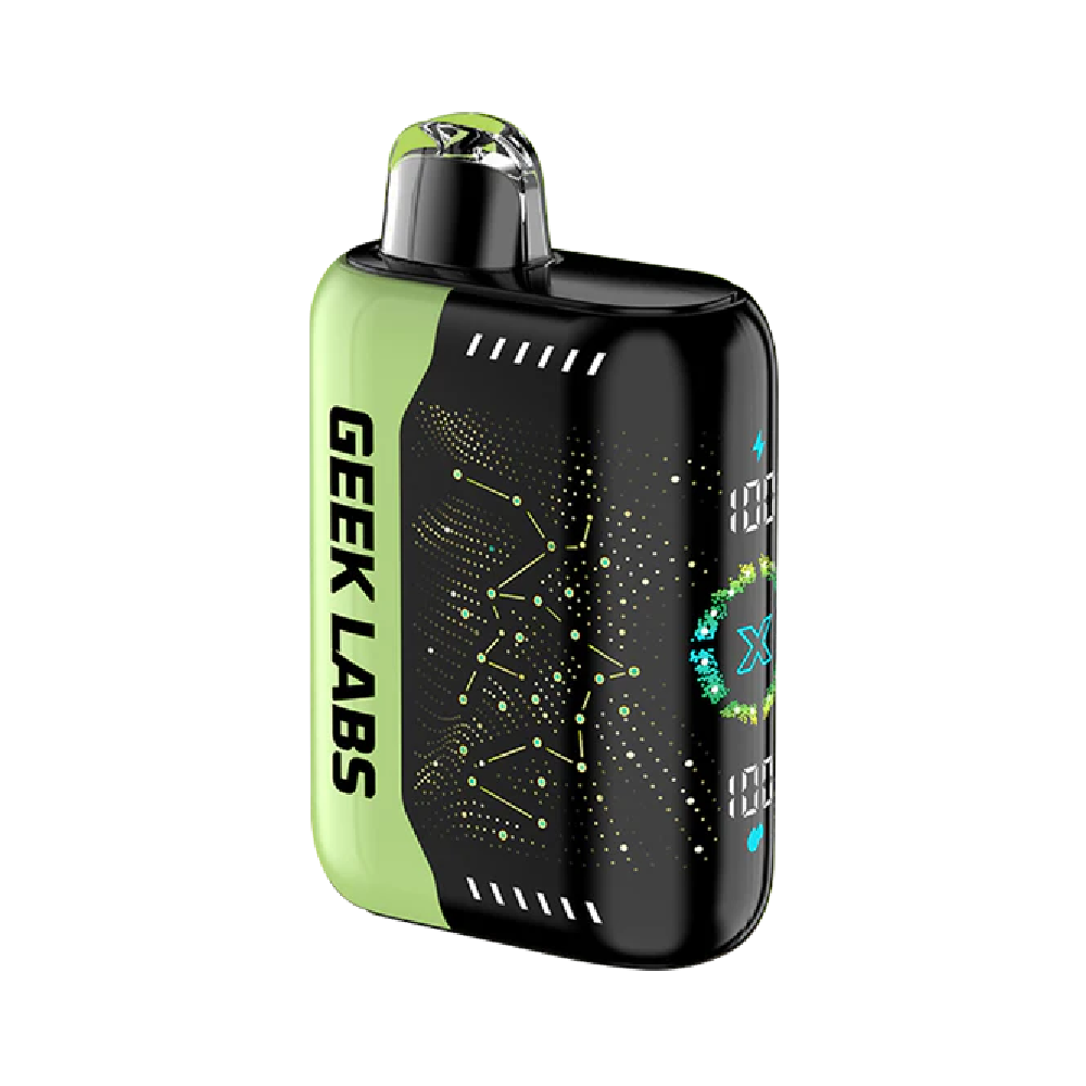 Geek Labs Pulse X (Dispo)(50000Puff)(28mL) Nixodine - Sour Apple Ice