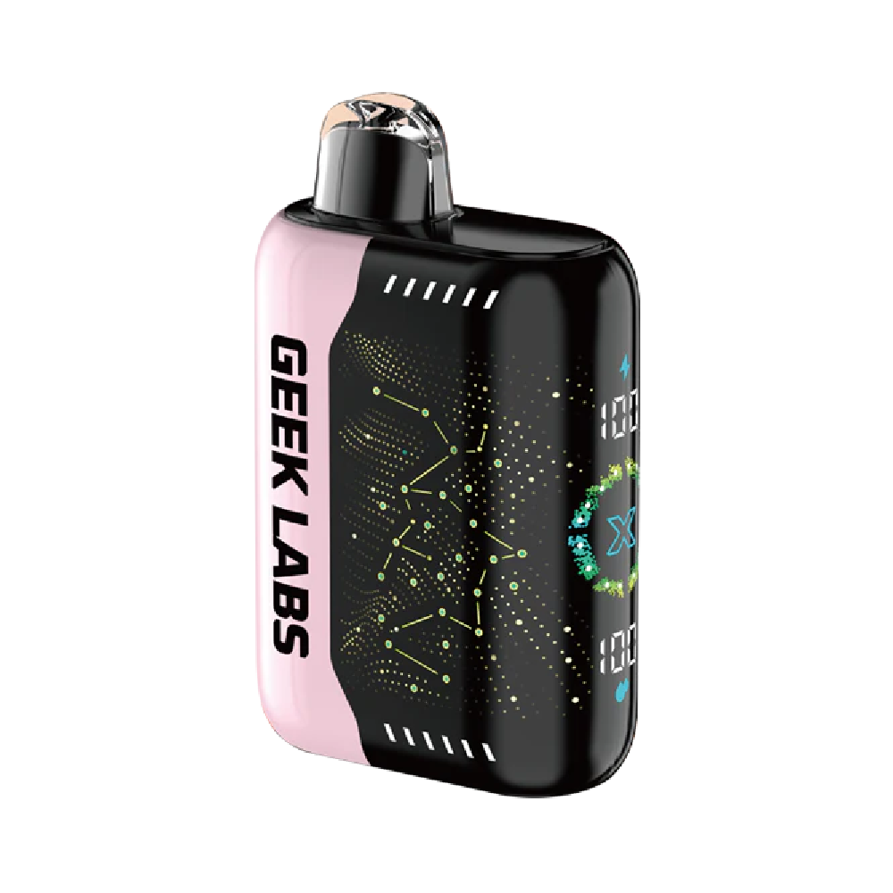 Geek Labs Pulse X (Dispo)(50000Puff)(28mL) Nixodine - White Peach Raspberry