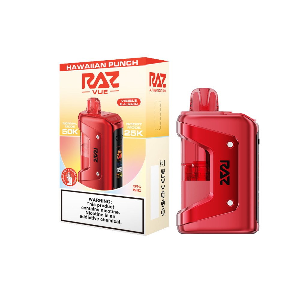 Raz Vue (Dispo KIT)(50000Puff)(13mL) Dispo + Power Dock - Hawaiian Punch