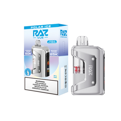 Raz Vue (Dispo KIT)(50000Puff)(13mL) Dispo + Power Dock - Polar Ice