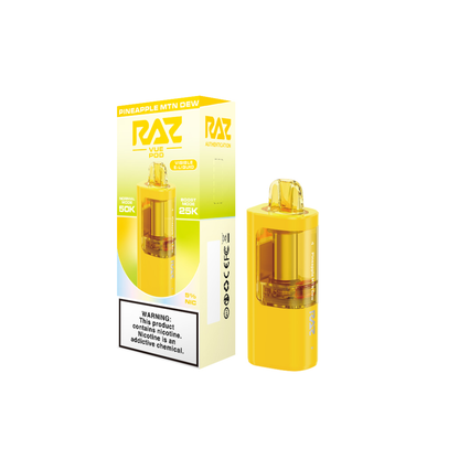 Raz Vue (Dispo only)(50000Puff)(13mL) Dispo POD - Pineapple MTN Dew