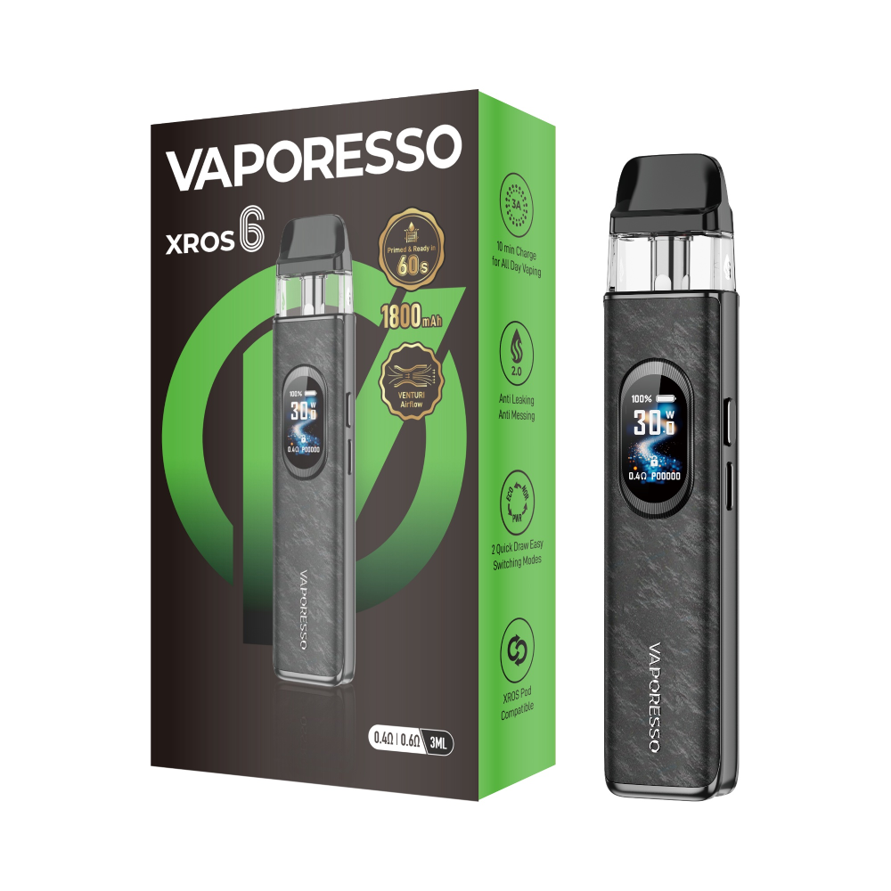 Vaporesso XROS 6 (Kit PS) - Slate Black