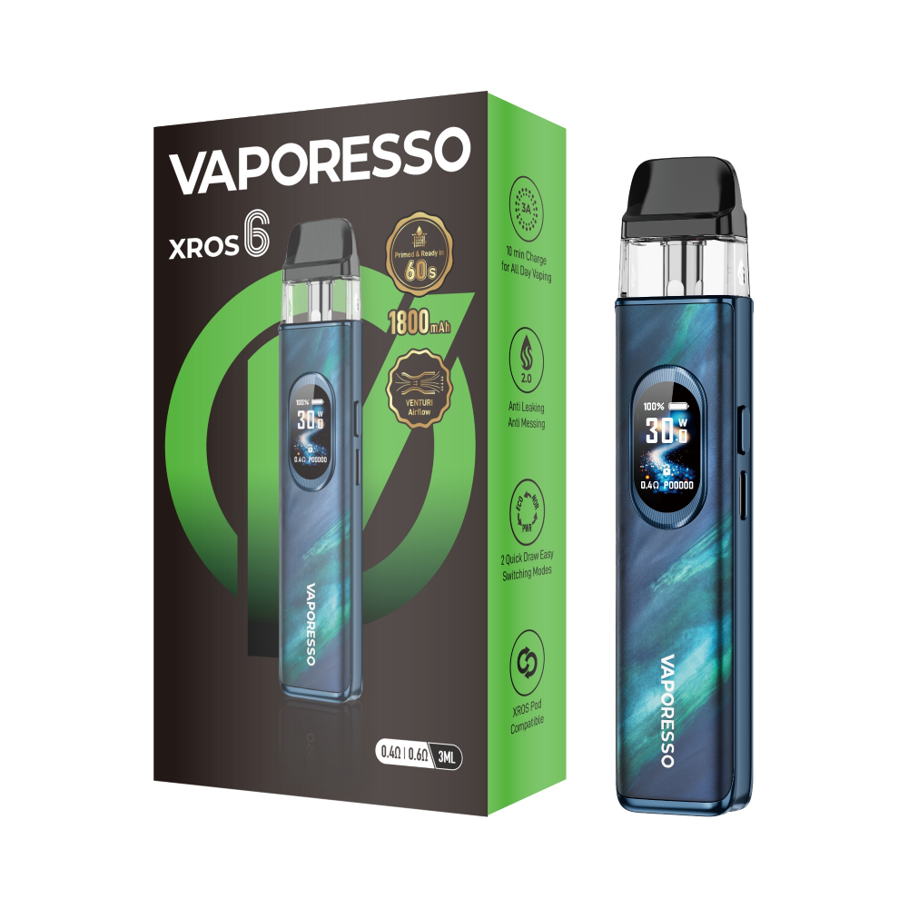 Vaporesso XROS 6 (Kit PS) - Aurora Blue