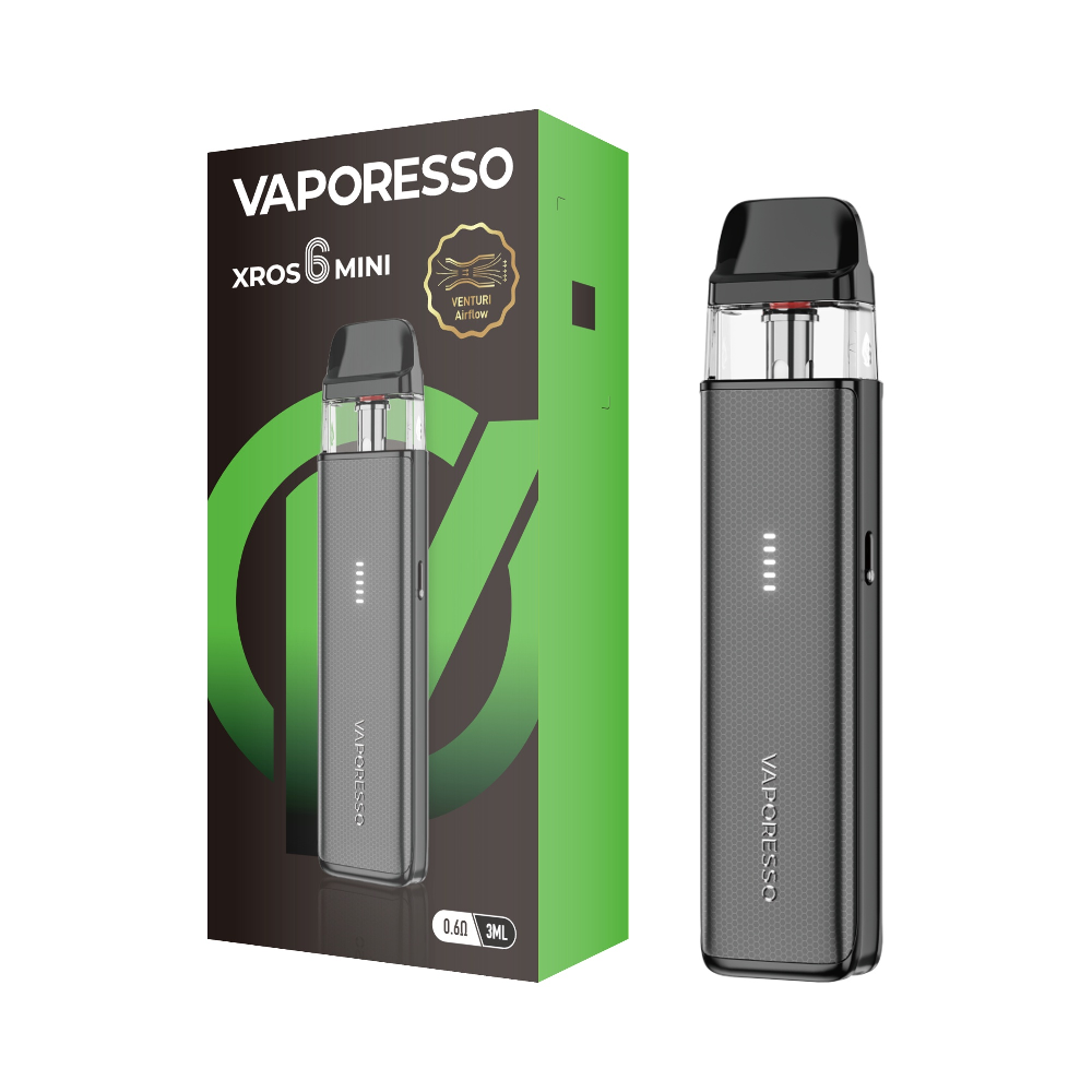 Vaporesso XROS 6 Mini (Kit PS) - Titanium Black