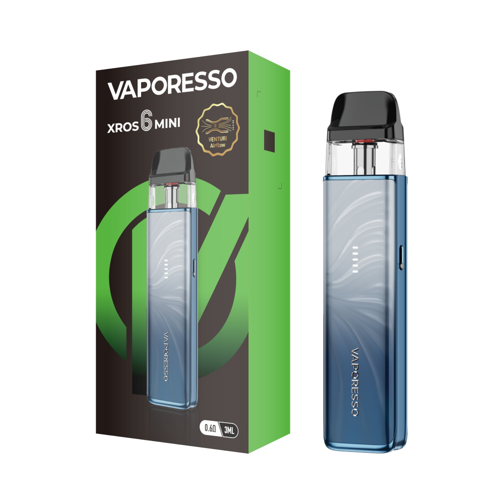 Vaporesso XROS 6 Mini (Kit PS) - Plume Blue