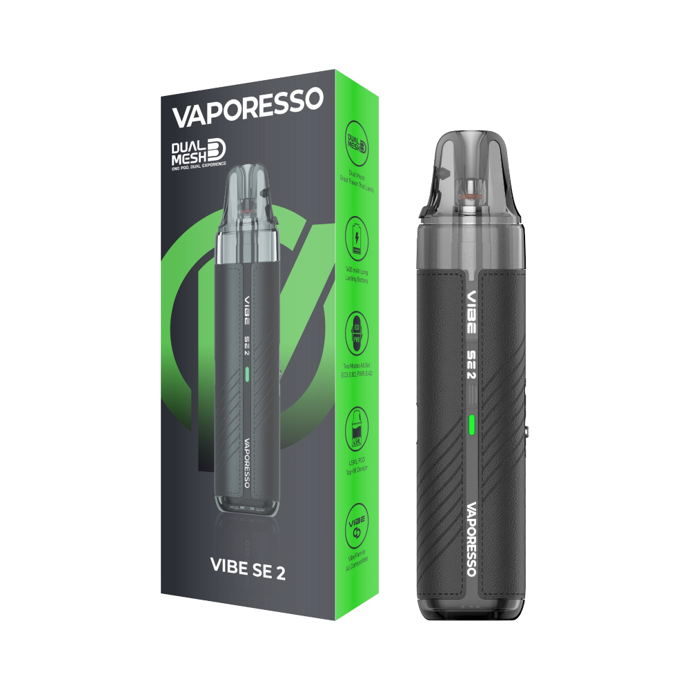 Vaporesso Vibe SE 2 (Kit PS) - Leather Black