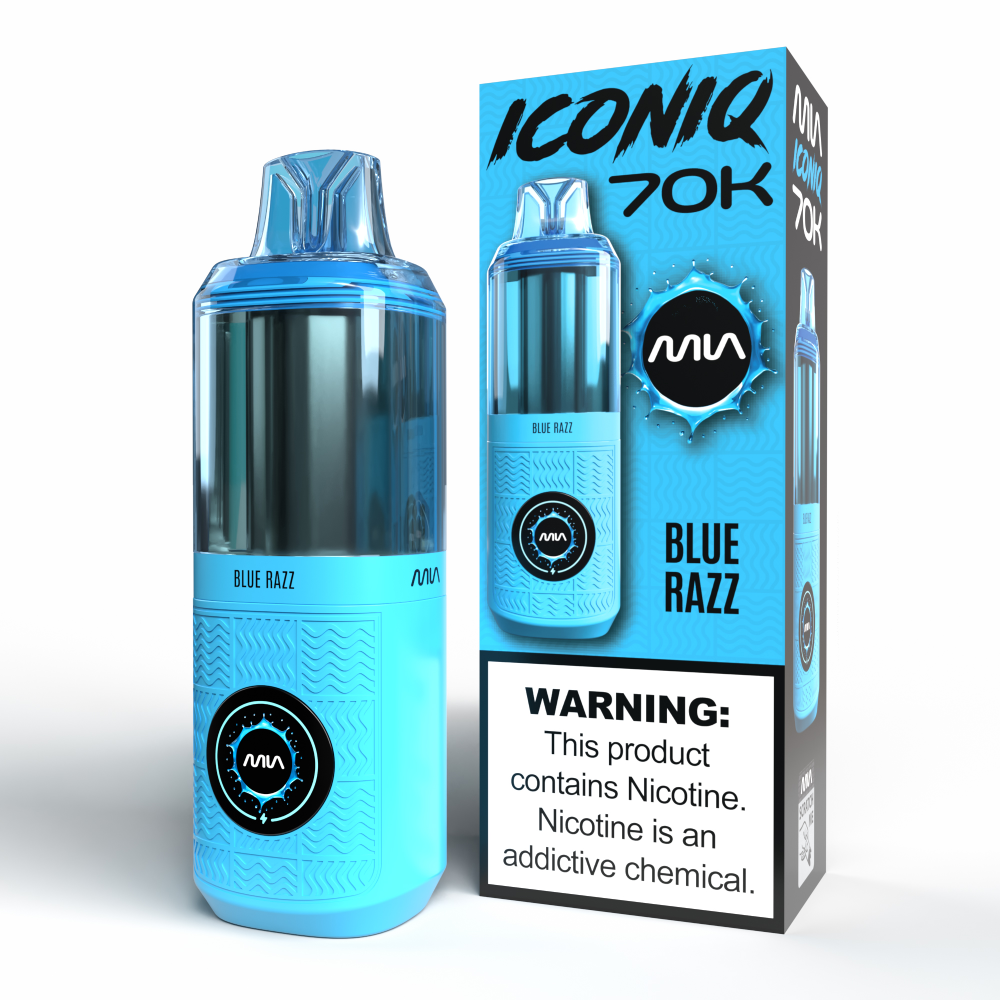 MIA IconIQ (70K)(Dispo)(20mL) - Blue Razz
