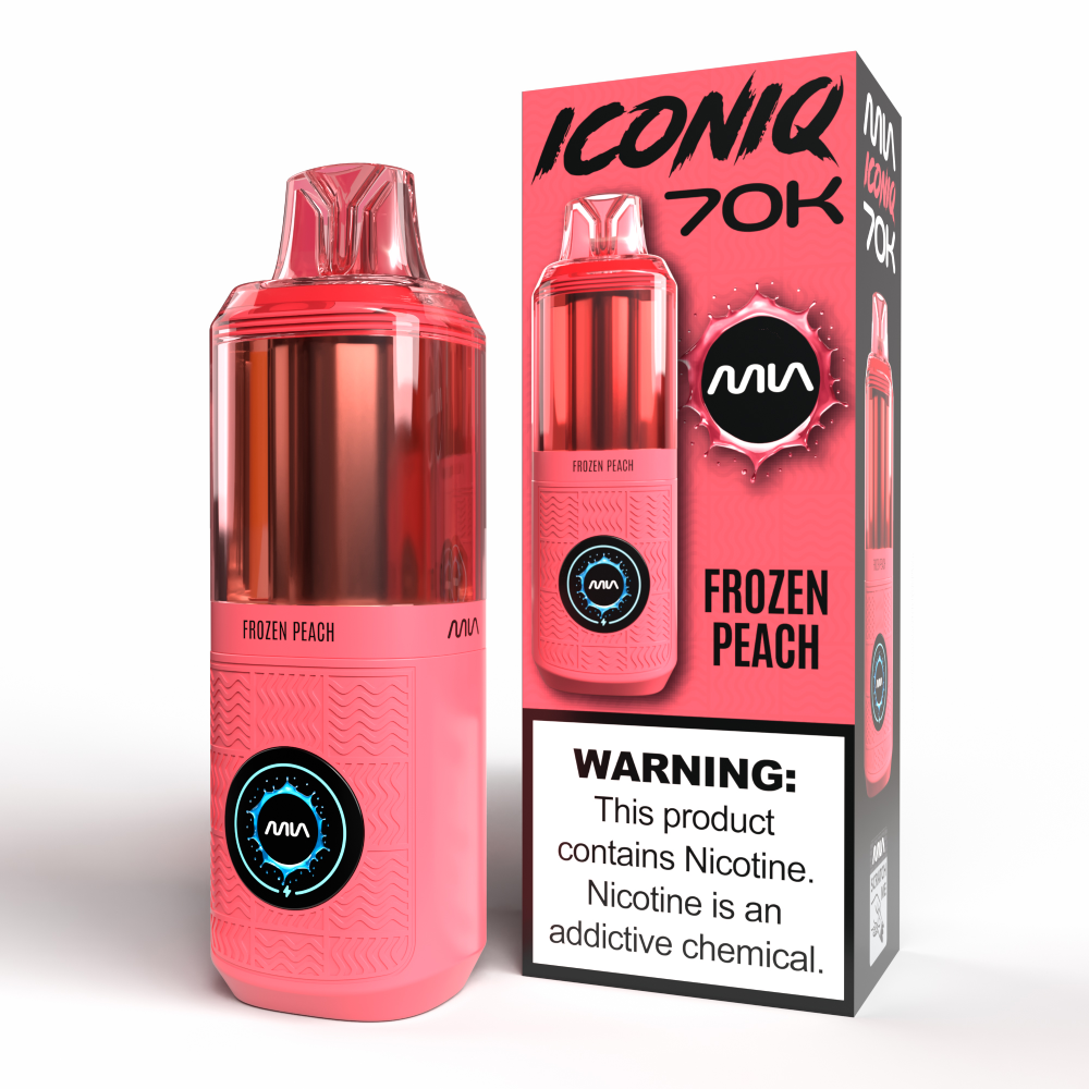 MIA IconIQ (70K)(Dispo)(20mL) - Frozen Peach