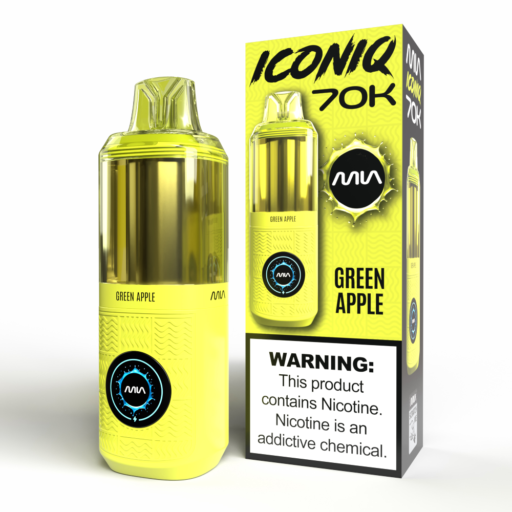 MIA IconIQ (70K)(Dispo)(20mL) -Green Apple