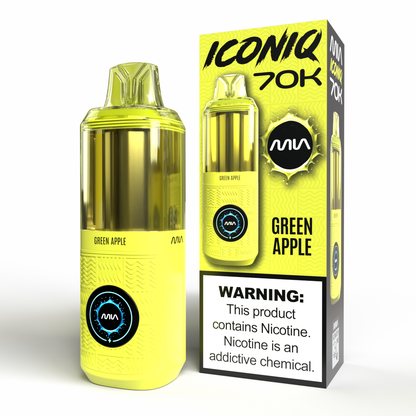 MIA IconIQ (70K)(Dispo)(20mL) -Green Apple