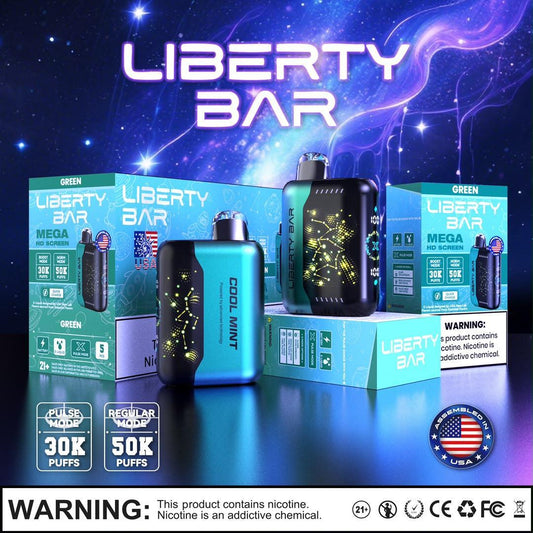 Liberty Bar (50K)(Dispo)(18mL)-Cool Mint (Green)


