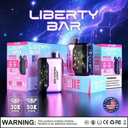 Liberty Bar (50K)(Dispo)(18mL)-Juicy Peach Ice (JP Cube)

