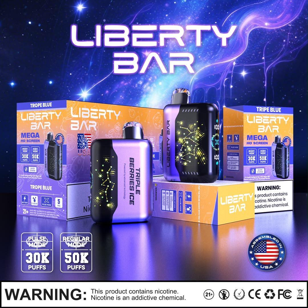 Liberty Bar (50K)(Dispo)(18mL)-Triple Berries (Triple Blue)

