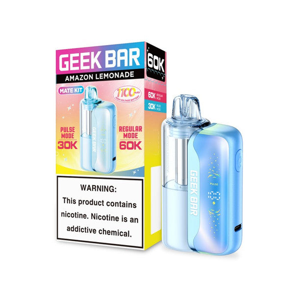 Geek Bar Mate (Dispo KIT) (60000Puff)(15mL) Dispo + Power Dock - Amazon Lemonade