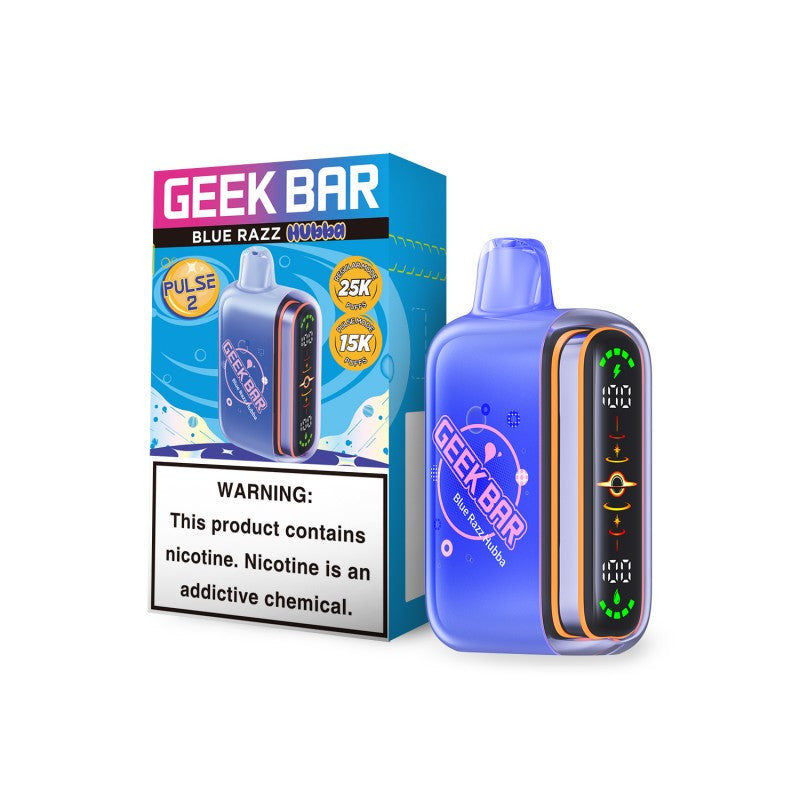 Geek Bar Pulse 2 (Dispo) (25000Puff)(16mL) Hubba Edt. - Blue Razz Hubba