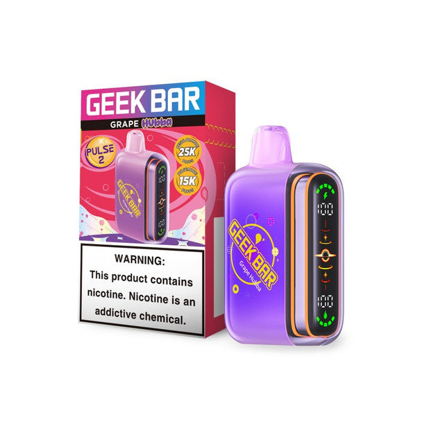Geek Bar Pulse 2 (Dispo) (25000Puff)(16mL) Hubba Edt. - Grape Hubba
