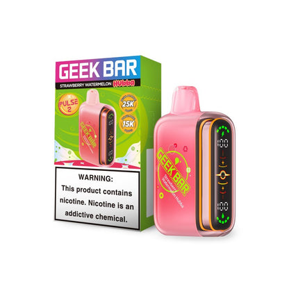 Geek Bar Pulse 2 (Dispo) (25000Puff)(16mL) Hubba Edt. - Strawberry Watermelon Hubba