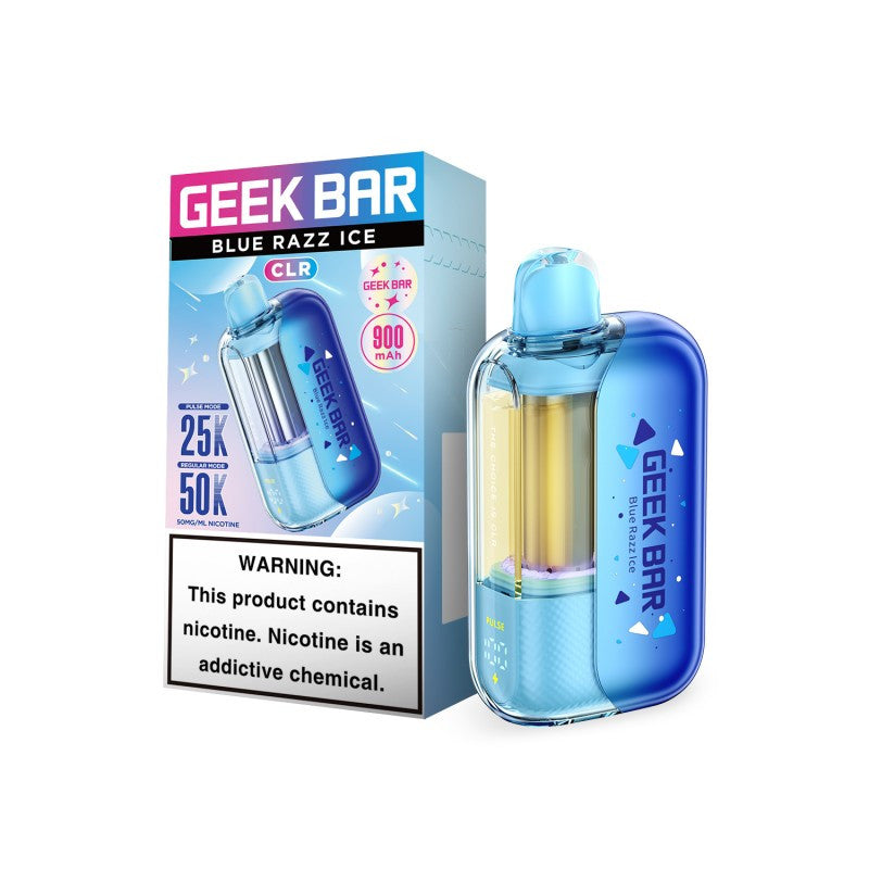 Geek Bar Clr (Dispo) (50000Puff)(17mL) - Blue Razz Ice