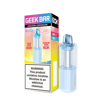 Geek Bar Mate Pod(60000Puff)(15mL) (1-Pk) - Amazon Lemonade