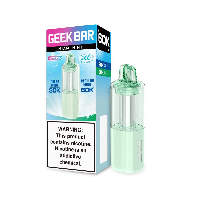 Geek Bar Mate Pod(60000Puff)(15mL) (1-Pk) - Miami Mint