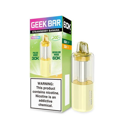Geek Bar Mate Pod(60000Puff)(15mL) (1-Pk) - Strawberry Banana