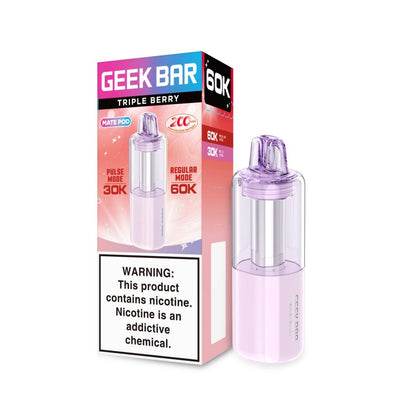 Geek Bar Mate Pod(60000Puff)(15mL) (1-Pk) - Triple Berry
