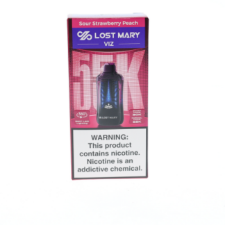 Lost Mary VIZ 55000 (Dispo) (55000Puff) (16.7mL) - Sour Strawberry Peach