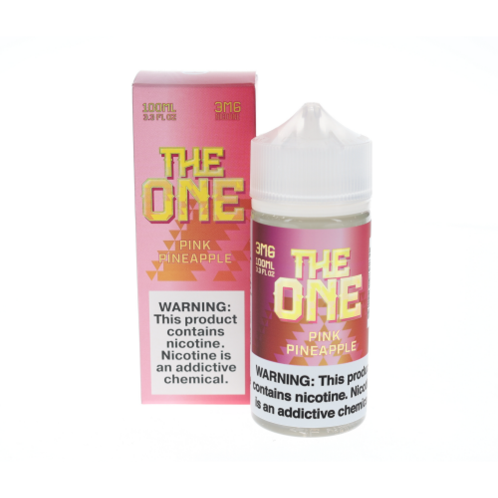 The One E-Liquid Series 100mL (Freebase)-Pink Pineapple