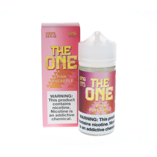 The One E-Liquid Series 100mL (Freebase)-Pink Pineapple