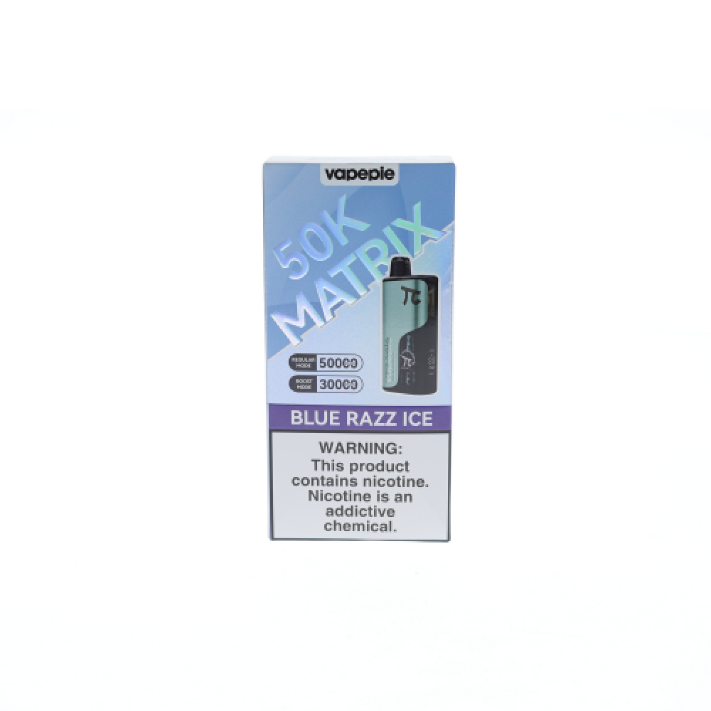 Vapepie Matrix (Dispo)(50000Puff)(25mL) - Blue Razz Ice