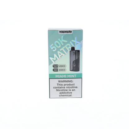Vapepie Matrix (Dispo)(50000Puff)(25mL) - Miami Mint