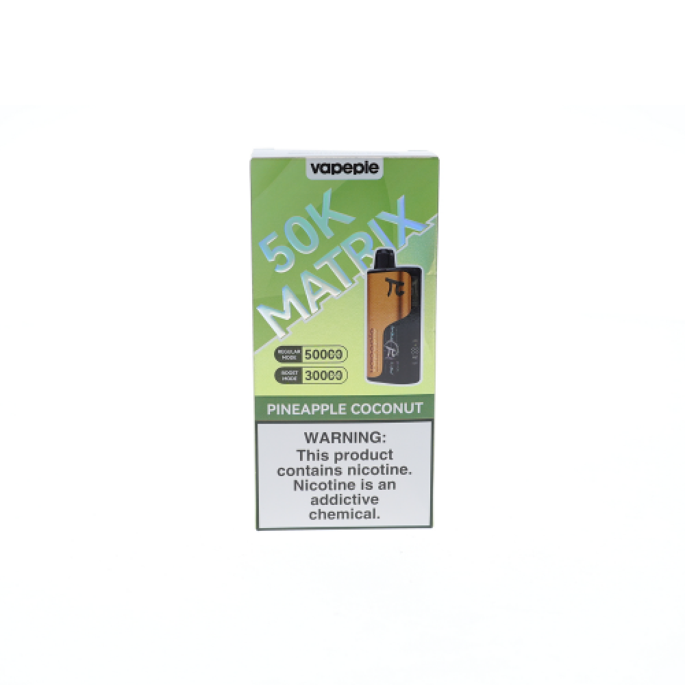 Vapepie Matrix (Dispo)(50000Puff)(25mL) - Pineapple Coconut