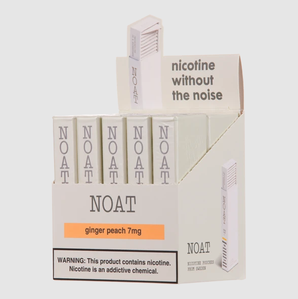 NOAT (DSPLY 10pc)(Nic Pouch)(20ct Pack)-Ginger Peach (SAS) 07mg


