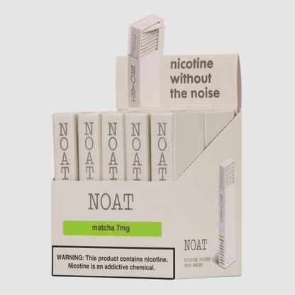 NOAT (DSPLY 10pc)(Nic Pouch)(20ct Pack)-Matcha (SAS) 07mg

