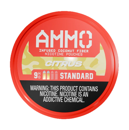 AMMO (Nic Pouch)(20ct Can)-Citrus 09mg

