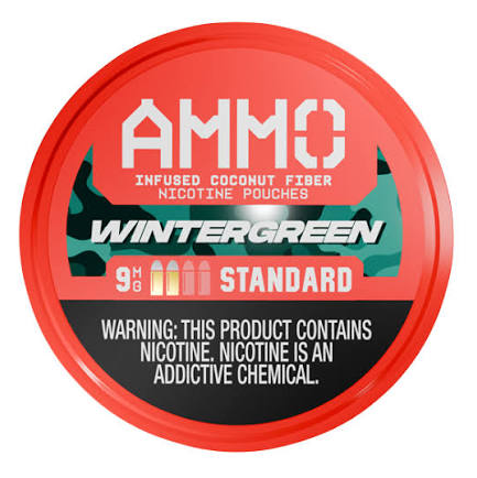 AMMO (Nic Pouch)(20ct Can)-Wintergreen 09mg
