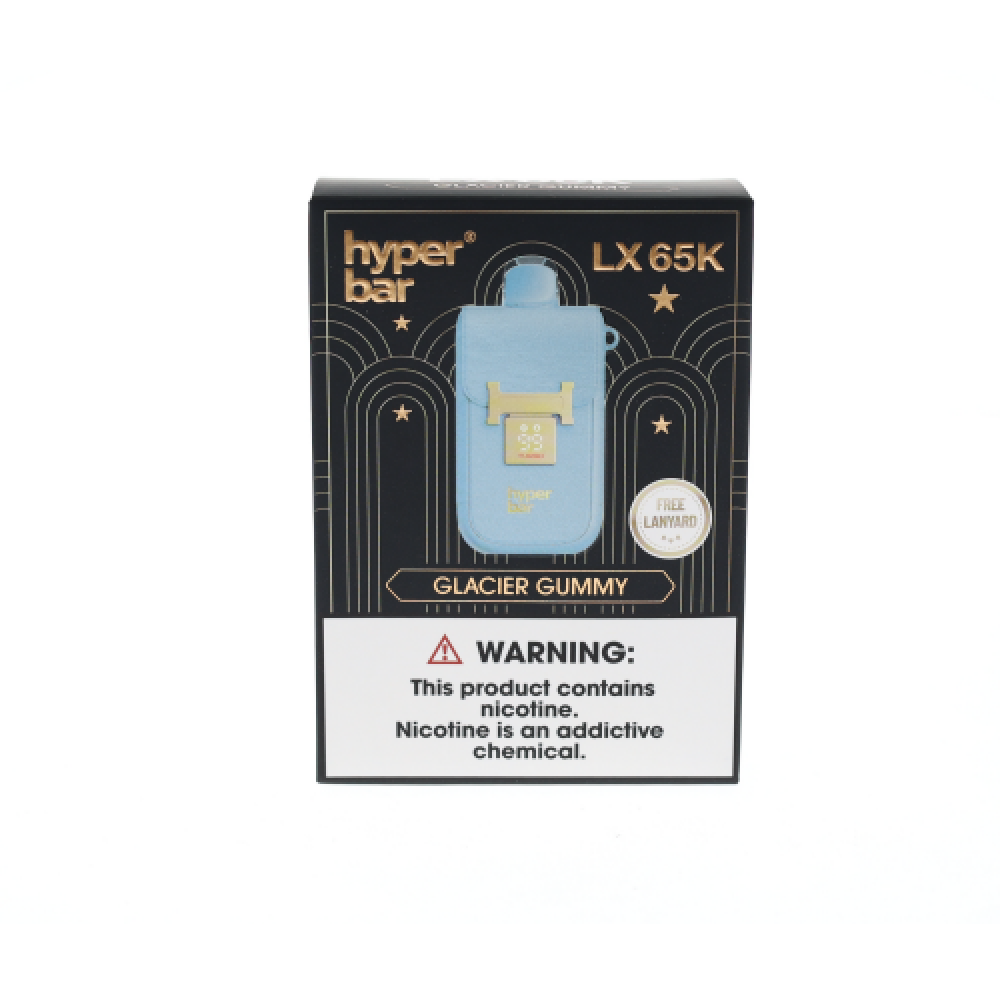 Hyper Bar LX65K (Dispo)(65000Puff)(25mL)-Glacier Gummy

