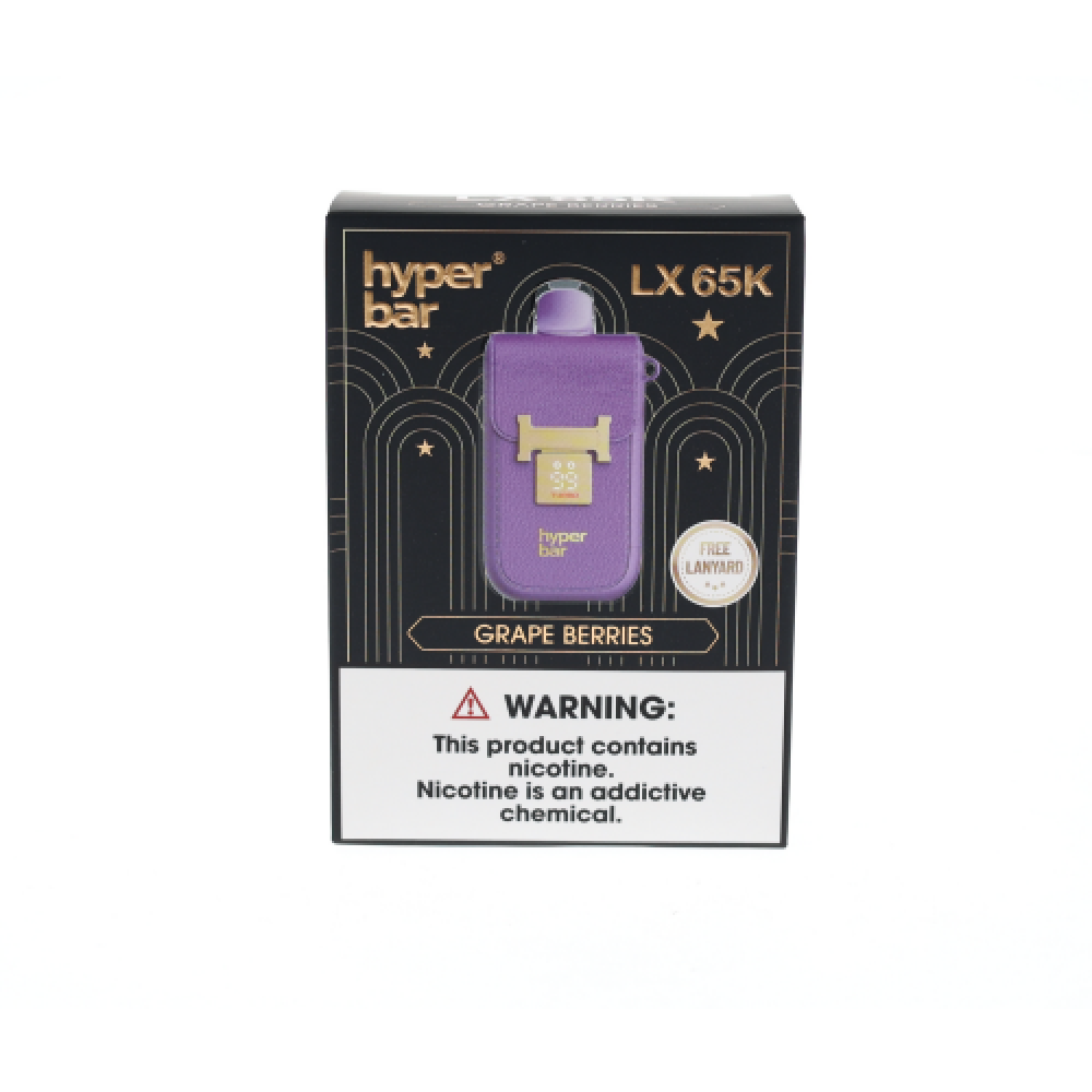 Hyper Bar LX65K (Dispo)(65000Puff)(25mL)-Grape Berries


